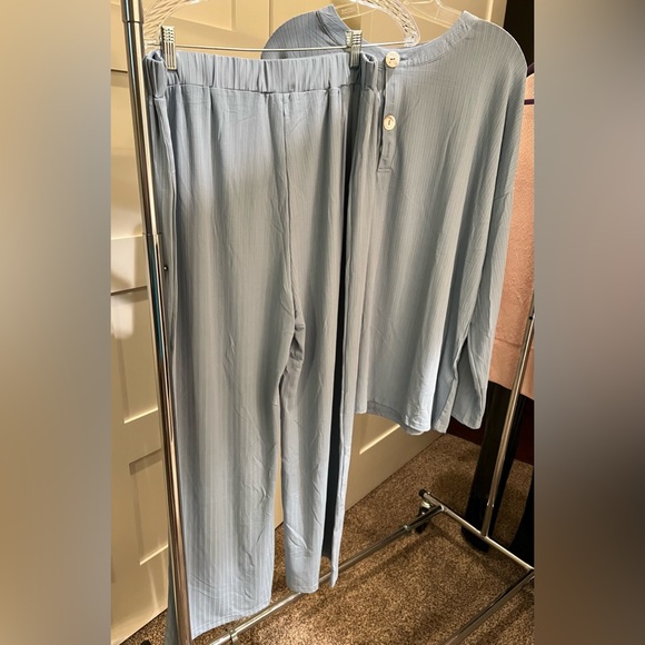 Pajamas  2 Piece - Non Branded - XL - Blueish/Gray NWOT - Picture 3 of 11